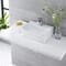 Lavabo Bagno Sospeso in Ceramica Rettangolare 400x295mm - Exton