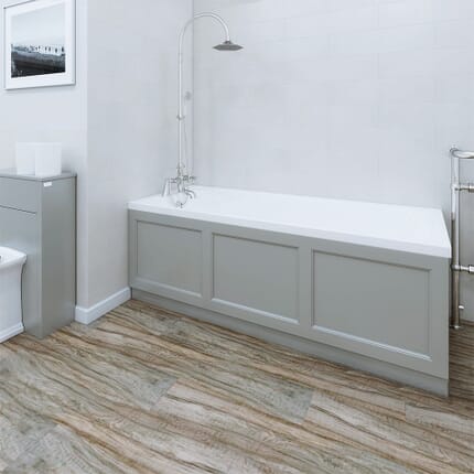 Vasca da Bagno Tradizionale - Scelta di Misure e Finiture del Pannello - Hudson Reed x RAK Washington