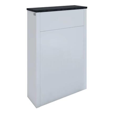 Mobile WC Tradizionale da 550 mm con Ripiano Nero - Finitura a scelta – Hudson Reed x RAK Washington