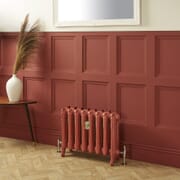 Radiatore Tradizionale in Ghisa a 2 Colonne - Alto 510mm - Finitura Rosso Mattone Eating Room Red di Farrow & Ball - Charlotte