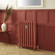 Radiatore Tradizionale in Ghisa a 2 Colonne - Alto 950mm - Finitura Rosso Mattone Eating Room Red di Farrow & Ball - Charlotte