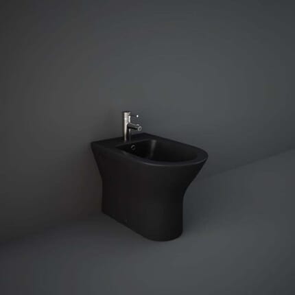 Bidet Filo Parete Moderno - Nero Opaco - Hudson Reed x RAK Feeling