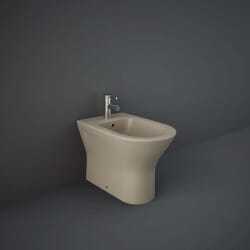 Bidet Filo Parete Moderno - Cappuccino Opaco - Hudson Reed x RAK Feeling