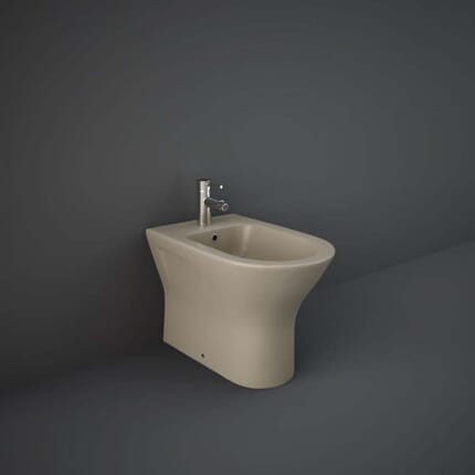 Bidet Filo Parete Moderno - Cappuccino Opaco - Hudson Reed x RAK Feeling