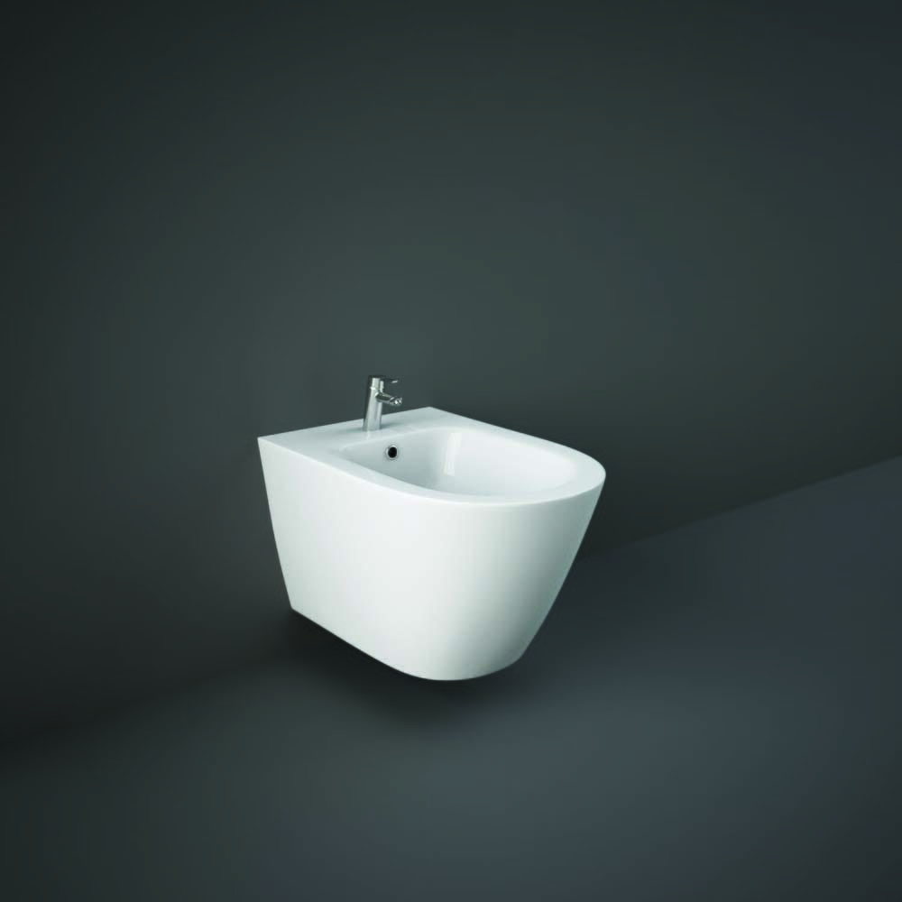 Bidet Sospeso Moderno - Bianco Lucido - Hudson Reed x RAK Resort