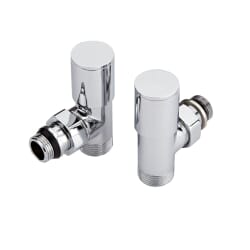 Copia di Valvole Manuali a Squadra per Radiatori e Scaldasalviette - Scelta di Adattatori