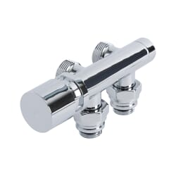 Valvole a Squadra per Radiatori e Scaldasalviette con Adattatori per Raccordi 15mm per Tubi in Rame - Multiblock H