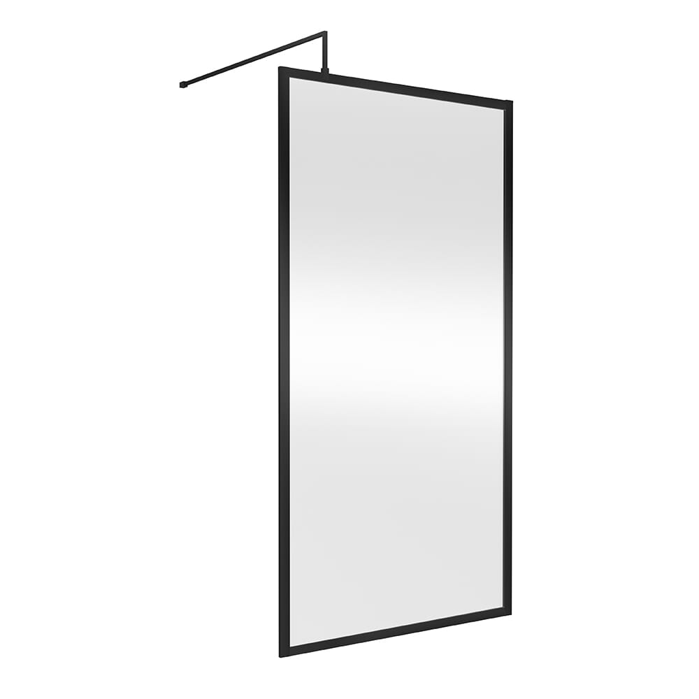 Parete Doccia Walk In con Telaio 1850mm - Disponibile in Diverse Misure e Finiture