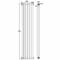 Radiatore di Design Verticale Moderno - Pannello Doppio - Bianco - 1800mm x 383mm - Saffre