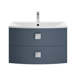 Mobile Bagno Curvo da 710mm con Lavabo - Scelta di Finiture – Sarenna