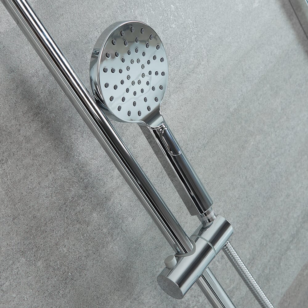 HELLOSHOP26 - Soffione doccia rotondo a pioggia 20 cm in acciaio inox HELLOSHOP26 - Soffione doccia rotondo a pioggia 20 cm in acciaio inox