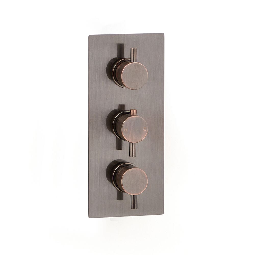 Miscelatore Termostatico a Due Vie – Bronzo Spazzolato - Amara