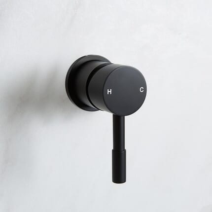 Miscelatore Doccia Manuale Circolare ad 1 Via Nero - Nox