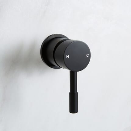 Miscelatore Doccia Manuale Circolare ad 1 Via Nero - Nox