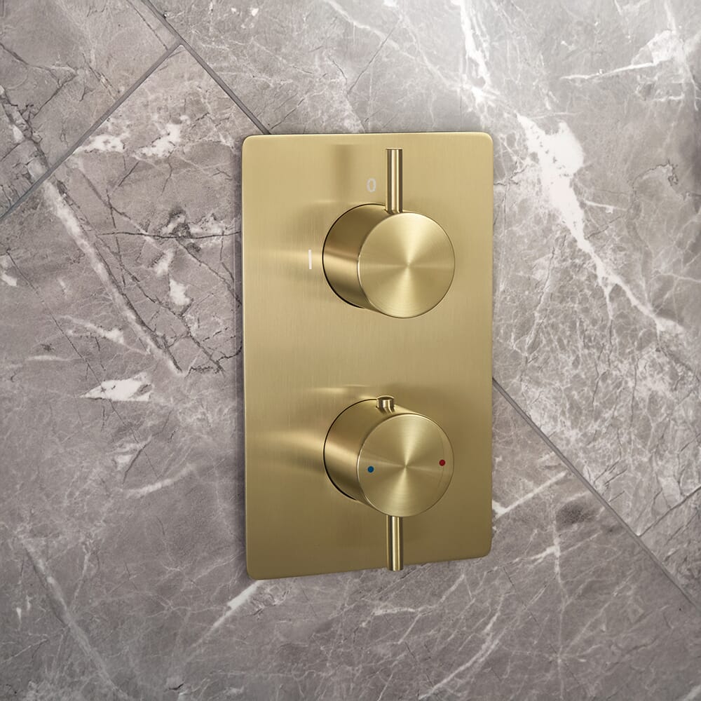 Miscelatore Doccia Termostatico a 2 Vie - Finiture a Scelta
 - Otto