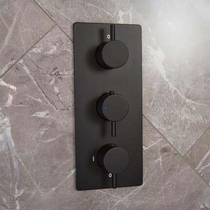 Miscelatore Doccia Termostatico a 3 Vie - Finiture a Scelta - Otto