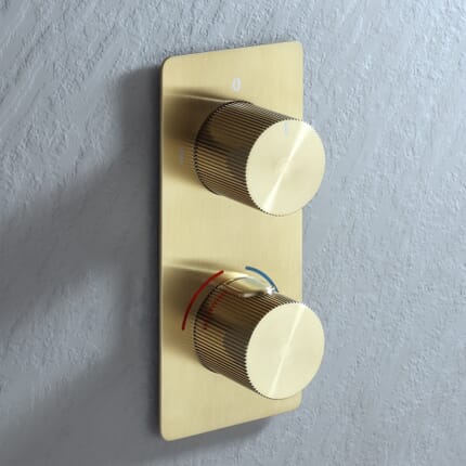 Miscelatore Termostatico da Incasso con Doppio Deviatore (2 Vie) - Scelta di Finiture - Lune