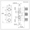Miscelatore Termostatico da Incasso con Triplo Deviatore (3 Vie) - Scelta di Finiture - Lune