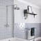 Miscelatore Doccia Tradizionale Esterno - Cromato e Bianco - Elizabeth