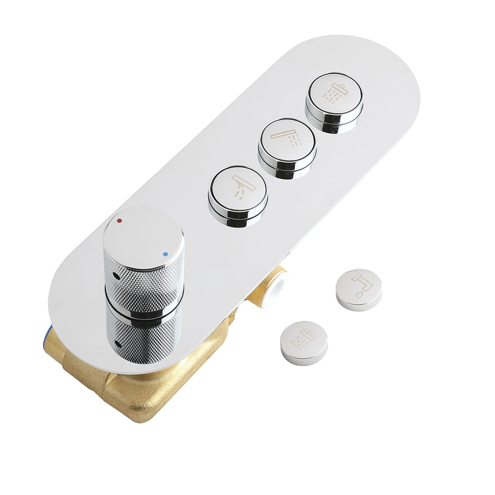 AFUDER Miscelatore Termostatico Miscelatore Per Doccia In Ottone Doccia - Foto 14