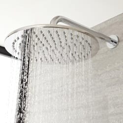 Soffione Doccia Circolare in Acciaio Inox 200mm Ultrapiatto