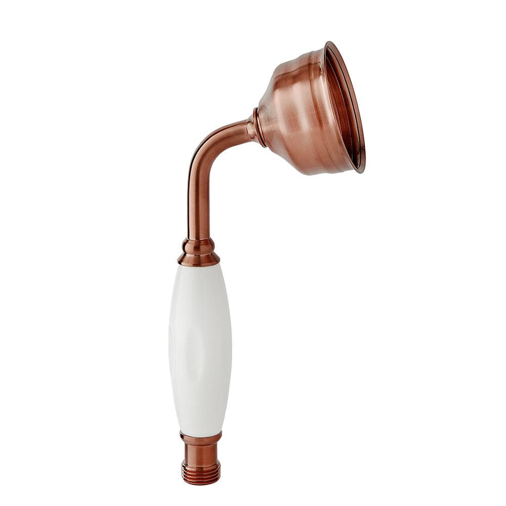 Hudson Reed Elizabeth - Doccetta Retro in Ottone con Impugnatura in Ceramica - Scelta di Finiture