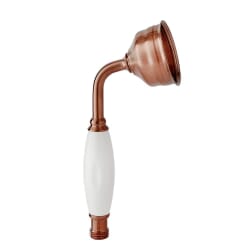 Hudson Reed Elizabeth - Doccetta Retro in Ottone con Impugnatura in Ceramica - Scelta di Finiture