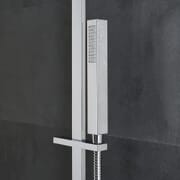 Doccetta Quadrata con Ugelli Anticalcare - Kubix