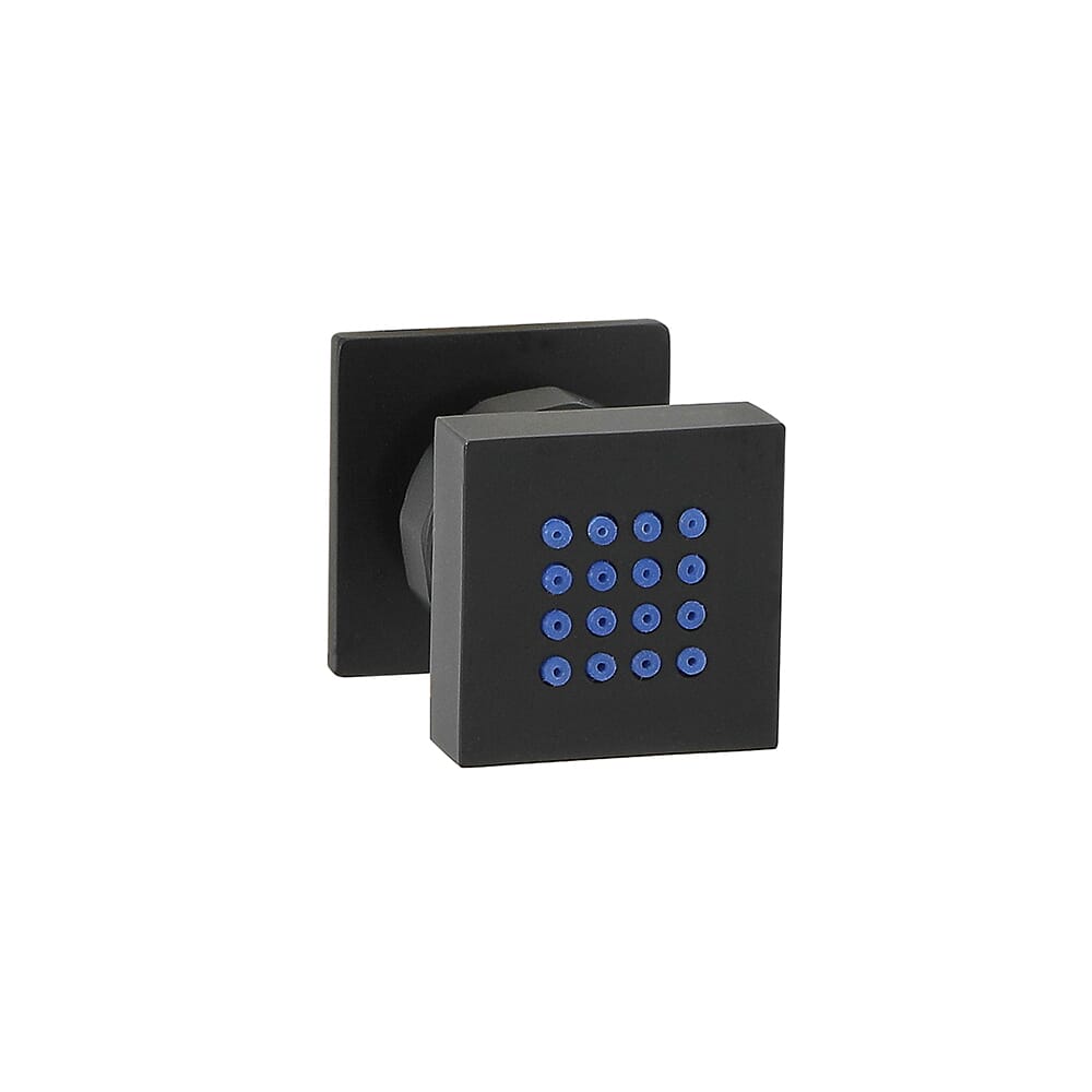 Idrogetti Quadrati Moderni Anteriori – Neri – Preto