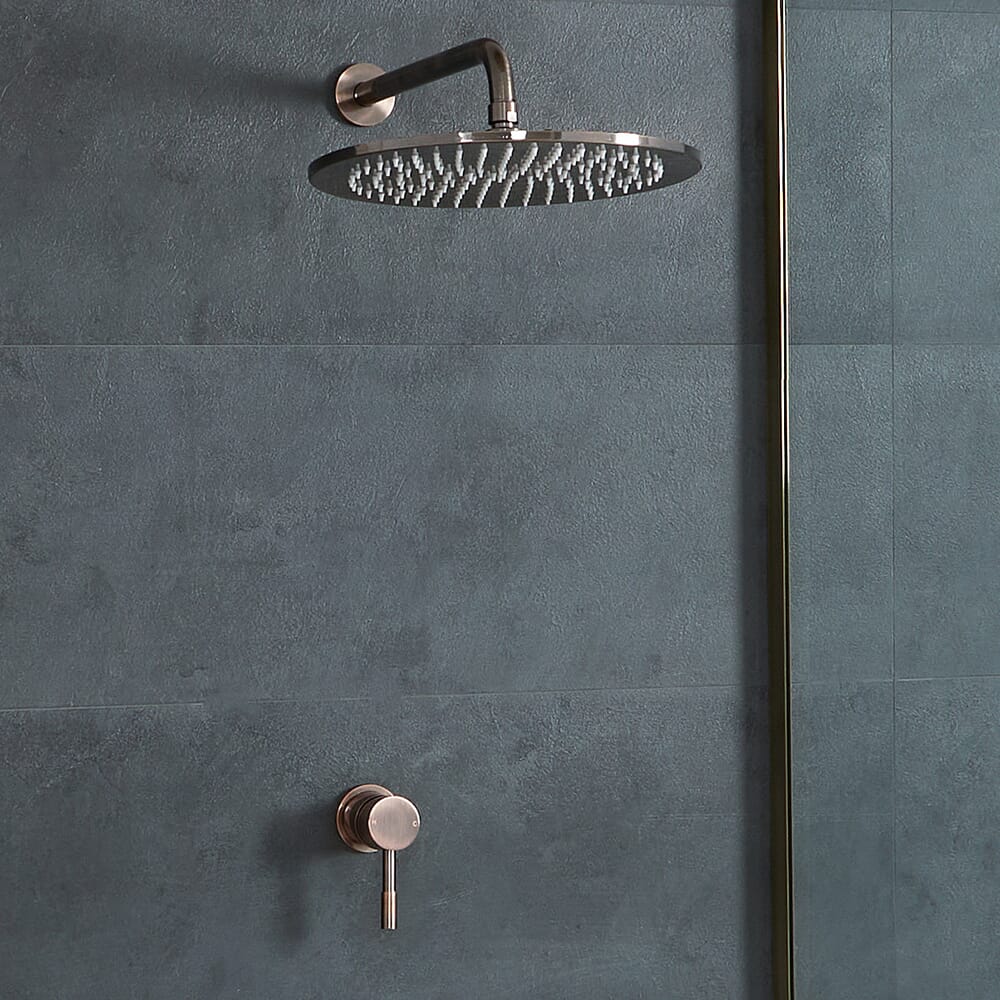 Soffione Doccia A Telefono Classico - Bronzo Antico, Acciaio Inox, 1.5m Tubo, 52 Fori, Effetto Massaggio - Foto 5