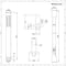 Miscelatore Doccia Manuale ad Incasso Nero ad 1 Via Completo di Doccetta - Nox