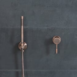 Miscelatore Doccia Manuale con Doccetta - Bronzo Spazzolato - Amara