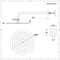 Kit Doccia Cromato Completo di Miscelatore Doccia Manuale ad 1 Via e Soffione Doccia Circolare 300mm - Harting