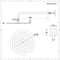 Kit Doccia con Finitura in Nichel Spazzolato Completo di Miscelatore Doccia Manuale a 2 Vie, Soffione Doccia Circolare 188mm ed Erogatore per Vasca - Aldwick