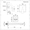 Kit Doccia con Finitura in Nichel Spazzolato Completo di con Miscelatore Doccia Manuale a 2 Vie con Soffione Doccia Quadrato 200mm ed Erogatore per Vasca - Harting