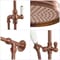 Kit Doccia con Asta Saliscendi con Doccetta - Rame Satinato - Elizabeth