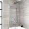 Hudson Reed Blade - Cromato Thermostatic Shower with Shower Head, Hand Shower and Bath Filler (3 Outlet)