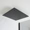Soffione Doccia Quadrato 400mm da Soffitto a Incasso in Acciaio Inox Nero Opaco - Nox