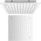 Soffione Doccia da Incasso Quadrato a Soffitto Quadrato  400 x 400mm Acciaio Inox - Trenton