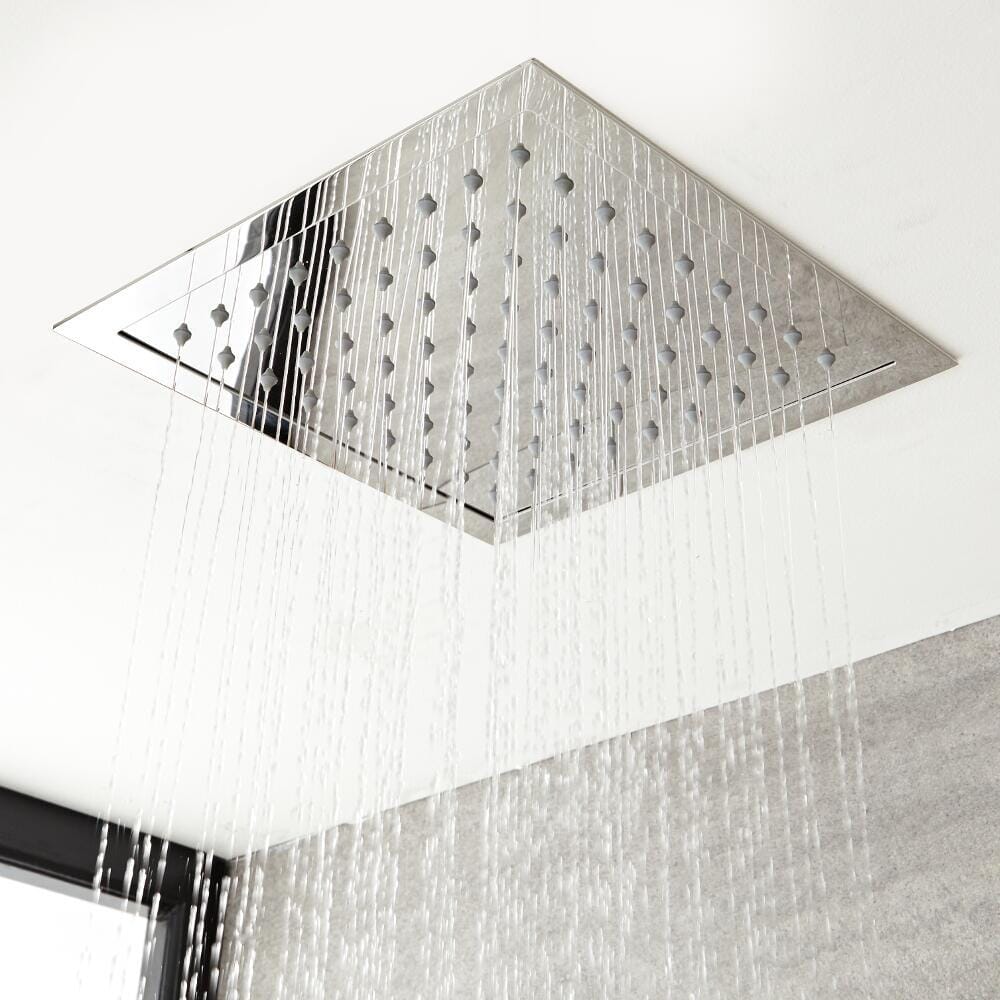 Soffione Doccia da Incasso Quadrato 280mm - Trenton