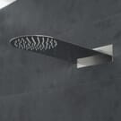 Soffione Doccia Circolare Ultrapiatto 200x500m con Braccio Doccia Murale Integrato - Mirage
