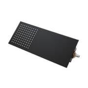 Soffione Doccia Fisso Ultrapiatto - Nero - Preto