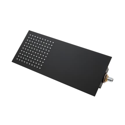 Soffione Doccia Fisso Ultrapiatto - Nero - Preto