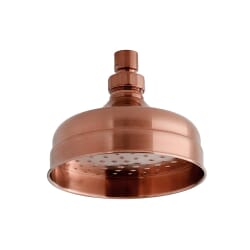 Soffione Doccia Tradizionale da 155mm - Rame Satinato - Elizabeth