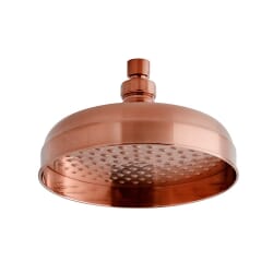 Soffione Doccia Tradizionale da 205mm - Rame Satinato - Elizabeth