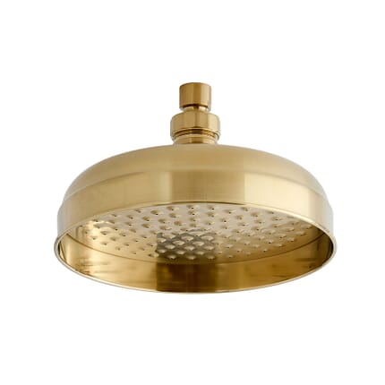 Soffione Doccia Tradizionale Circolare - 205 mm - Oro Satinato - Elizabeth