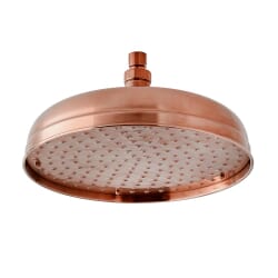 Soffione Doccia Tradizionale da 300mm - Rame Satinato - Elizabeth