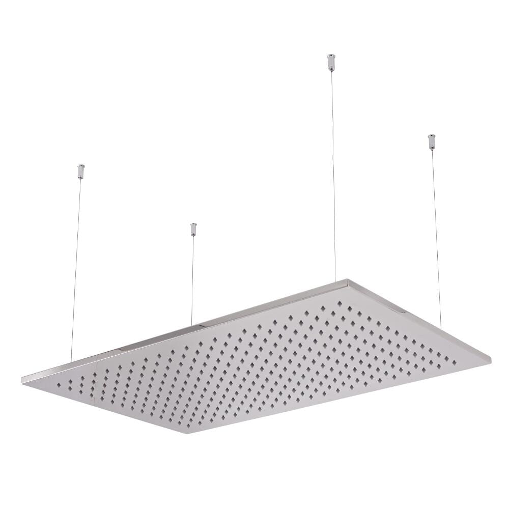 Kit di Montaggio a Soffitto Accorciabile per Soffioni Doccia a Soffitto da Incasso nel Controsoffitto