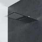 Soffione Rettangolare Ultrasottile Slimline 500mm x 200mm Effetto Pioggia e Cascata