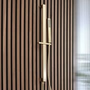 Asta Saliscendi Moderna con Doccetta - Oro Satinato - Lyra